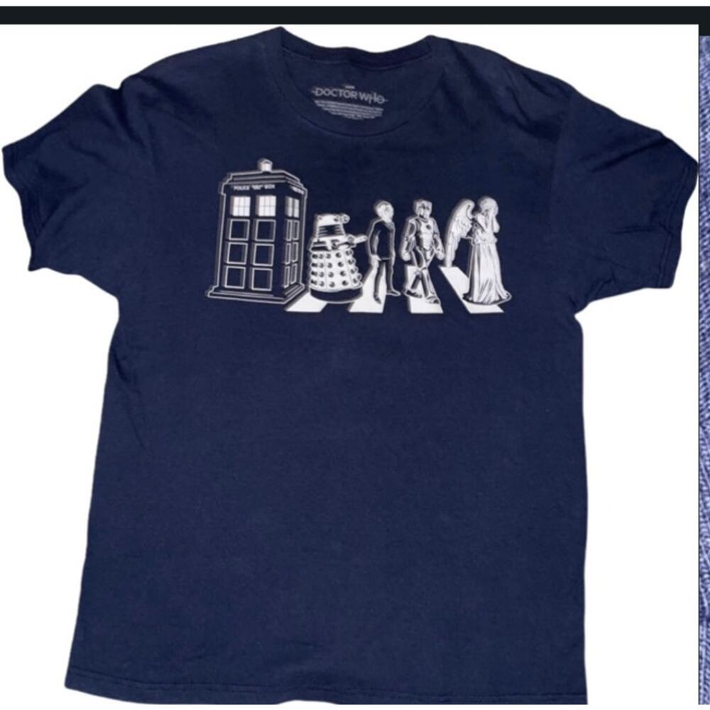 Doctor Who Graphic Tee Shirt Sz M EUC